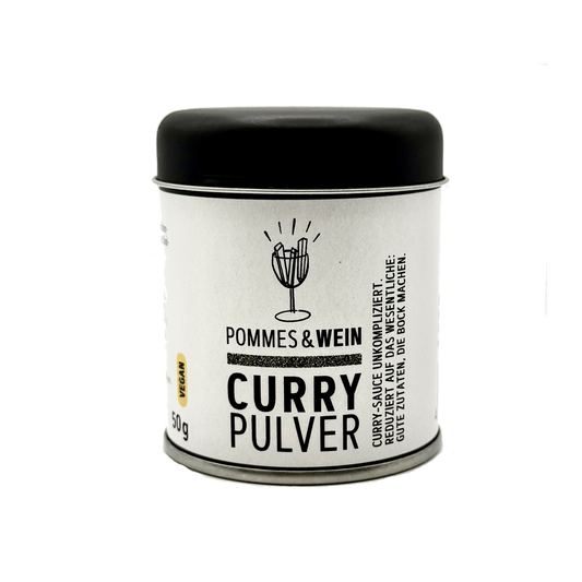 Pommes & Wein - Curry Pulver (vegan)